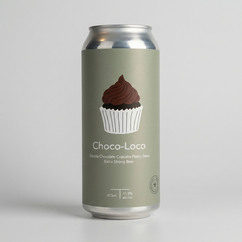Choco-Loco Double Chocolate Cupcake Pastry Stout - Fine Balance Brewing Stout - Imperial / Double Pastry 473ml - 1