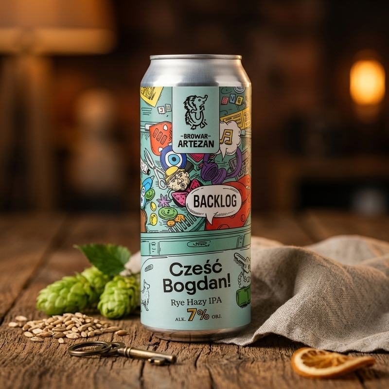 Backlog: Cześć Bogdan! - Browar Artezan IPA - New England / Hazy 500ml - 2