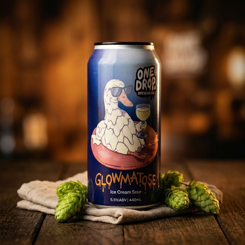 Glowmatose - One Drop Brewing Co Sour - Smoothie / Pastry 440ml - 1