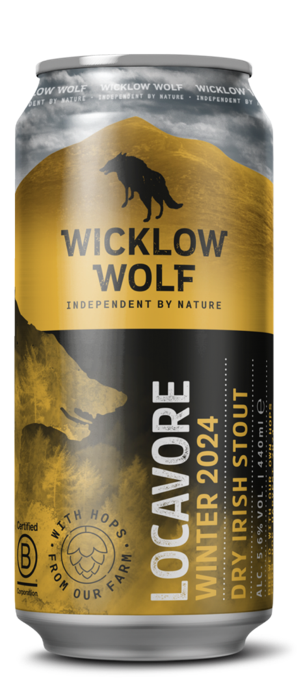Wicklow Wolf Locavore Winter 2024 - Wicklow Wolf Brewing Company Stout - Irish Dry 440ml - 1
