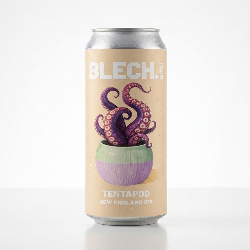 Tentapod - Blech.Brut IPA - New England / Hazy 440ml - 2