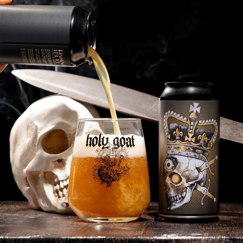 Damnation IPA V3 - Holy Goat Brewing IPA - New England / Hazy 440ml - 1