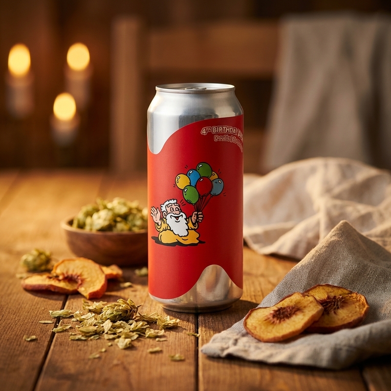 4th Birthday Double IPA (Rivington collab) - Sureshot Brewing IPA - Imperial / Double New England / Hazy 440ml - 1