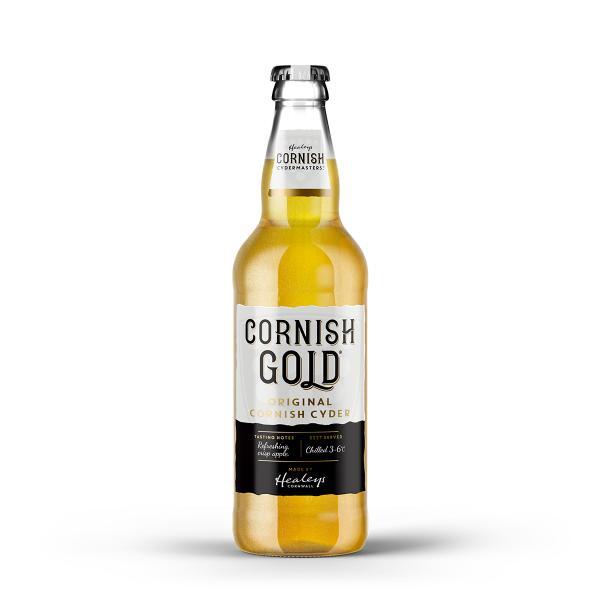 Cornish Gold - Healey's Cornish Cyder Farm Cider - Traditional / Apfelwein 500ml - 1