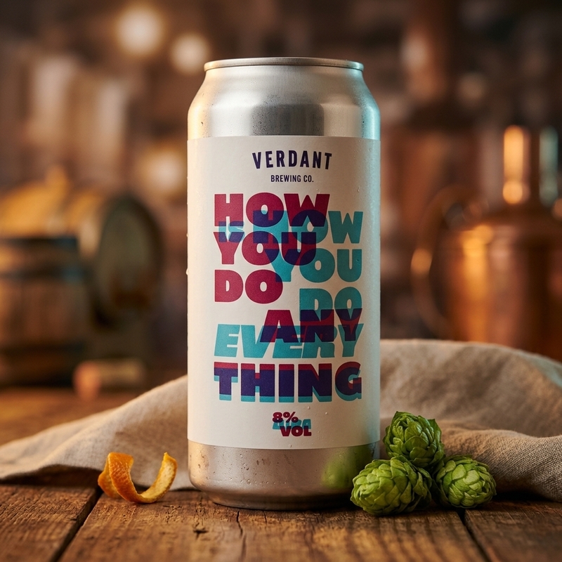 How You Do Anything Is How You Do Everything - Verdant Brewing Co IPA - New England / Hazy 440ml - 2