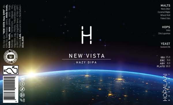 New Vista - Hopalaa IPA - Imperial / Double New England / Hazy 440ml - 1