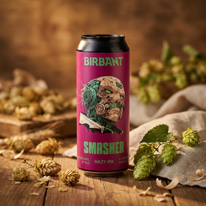 Smasher - Browar Birbant IPA - New England / Hazy 500ml - 2