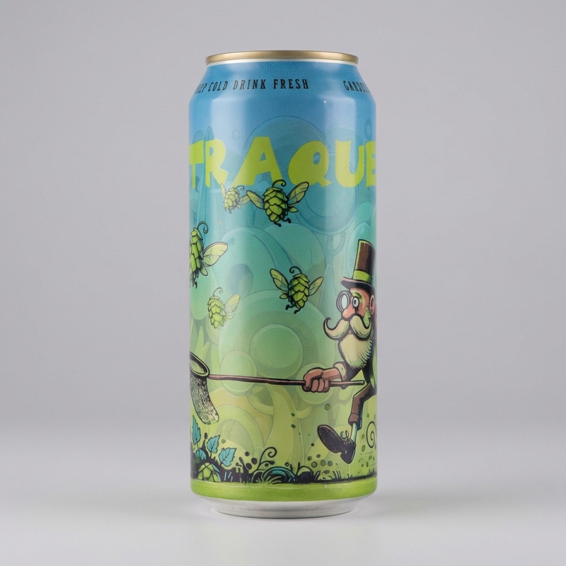 TRAQUE - BreWskey IPA - New England / Hazy 473ml - 1