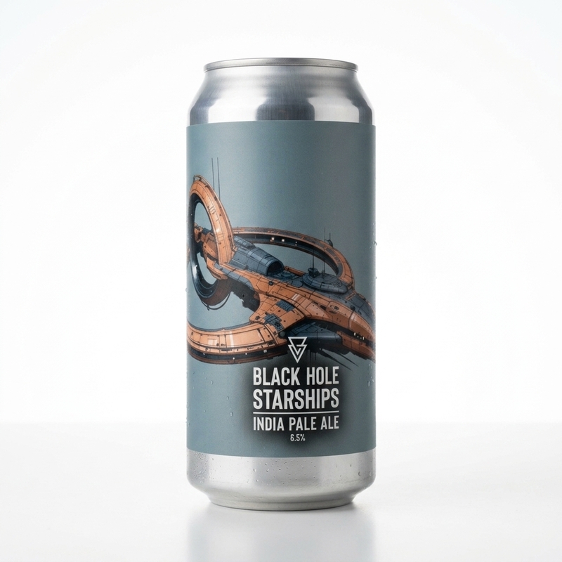 Black Hole Starships - Azvex Brewing Company IPA - American 440ml - 2