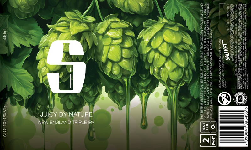 Juicy By Nature - Salikatt IPA - Triple New England / Hazy 440ml - 1