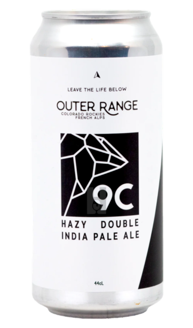 9C - Outer Range Brewing Rockies/Alps IPA - Imperial / Double New England / Hazy 440ml - 1