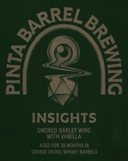 Insights 2025 - PINTA Barleywine - English 375ml - 1