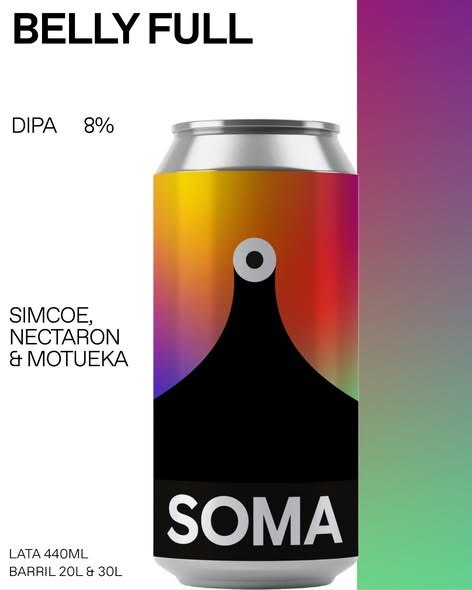 Belly Full - SOMA Beer IPA - Imperial / Double New England / Hazy 440ml - 1