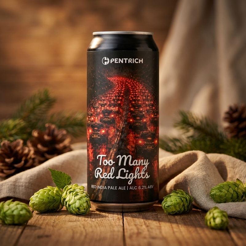 Too Many Red Lights - Pentrich Brewing Co. IPA - Red 440ml - 2
