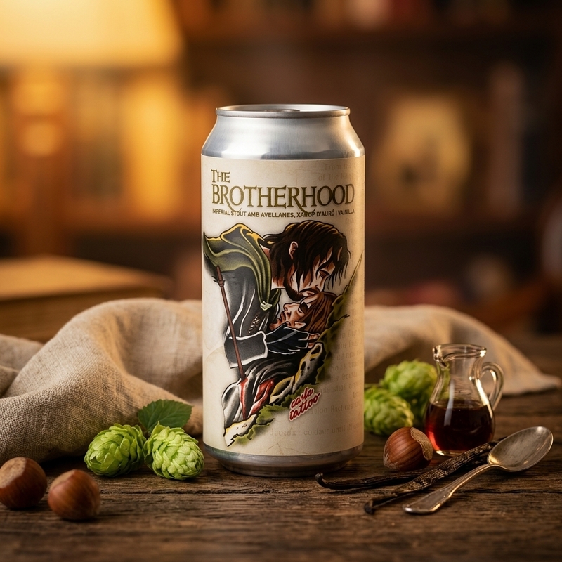 The Brotherhood - Cerveses Hoppit Stout - Imperial / Double 440ml - 1