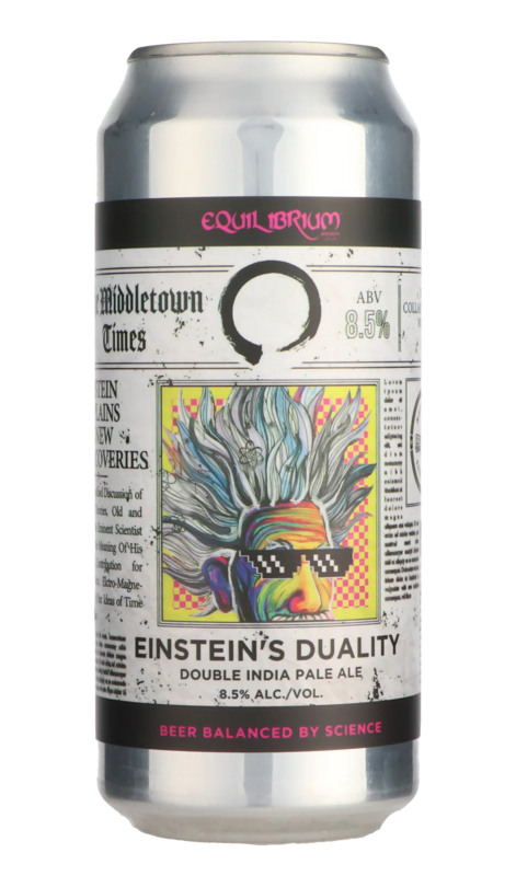 Einstein's Duality- 2025 - Equilibrium Brewery IPA - Imperial / Double 473ml - 1