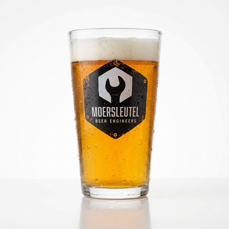 Glas Vaasje Moersleutel - Moersleutel Craft Brewery Glassware 0ml - 2