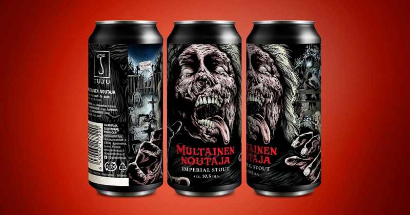 Multainen Noutaja - Panimoyhtiö Tuju Stout - Imperial / Double 440ml - 1