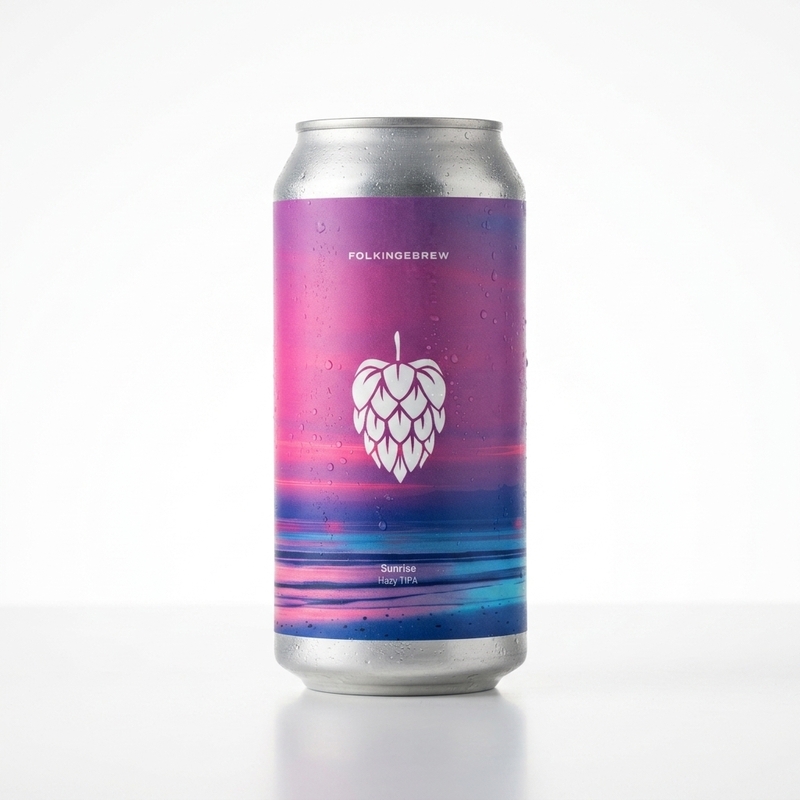 Sunrise - Folkingebrew IPA - Triple New England / Hazy 440ml - 2