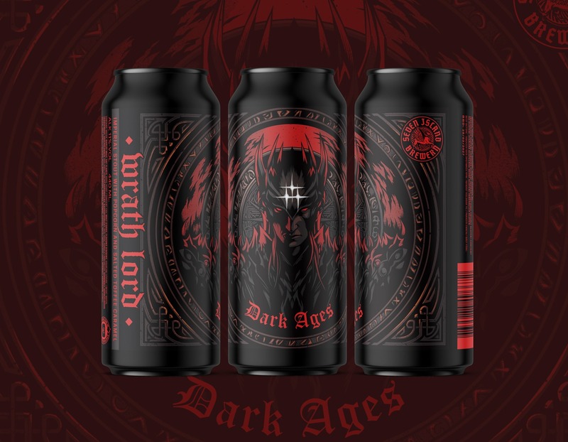 Dark Ages: Wrath Lord - Seven Island Brewery Stout - Imperial / Double 440ml - 1
