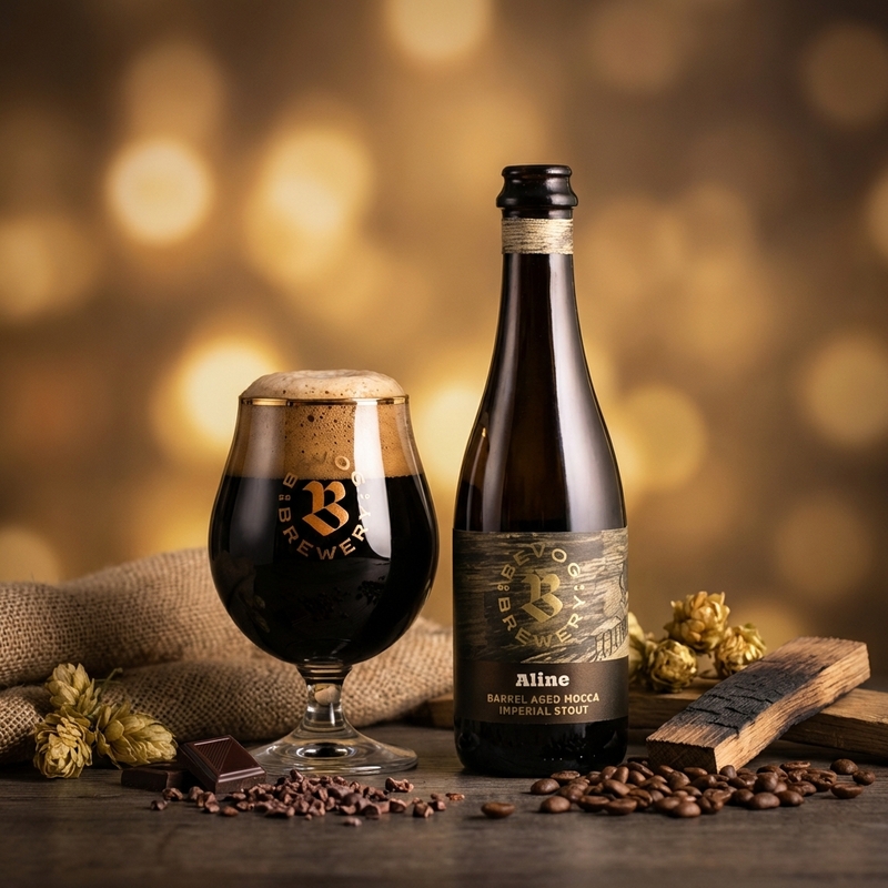 Aline - Brauhaus Bevog Stout - Imperial / Double 375ml - 1