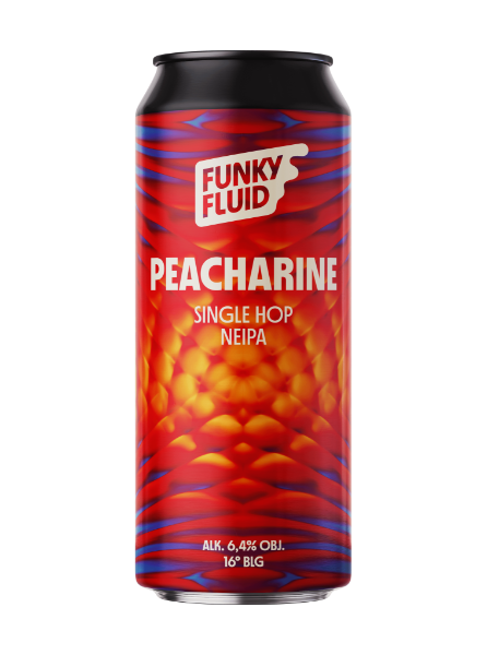 Peacharine - Funky Fluid IPA - New England / Hazy 500ml - 1