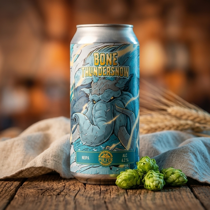 Bone Thundersnow - Pulfer Brewery IPA - American 500ml - 1