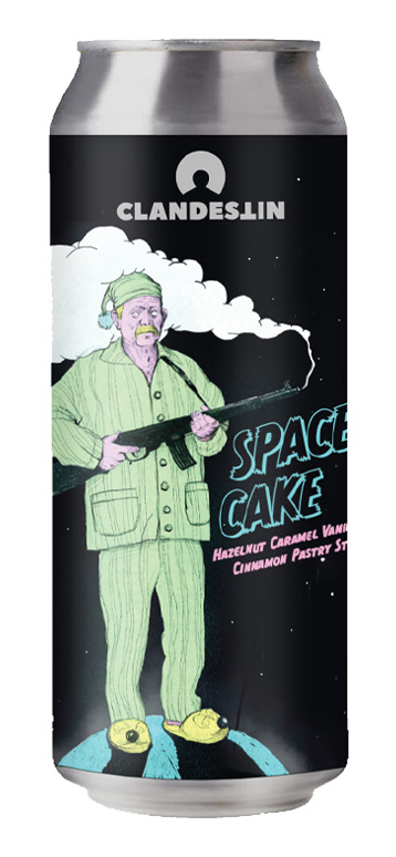 SPACE CAKE - Clandestin Beer Stout - Imperial / Double Pastry 500ml - 1