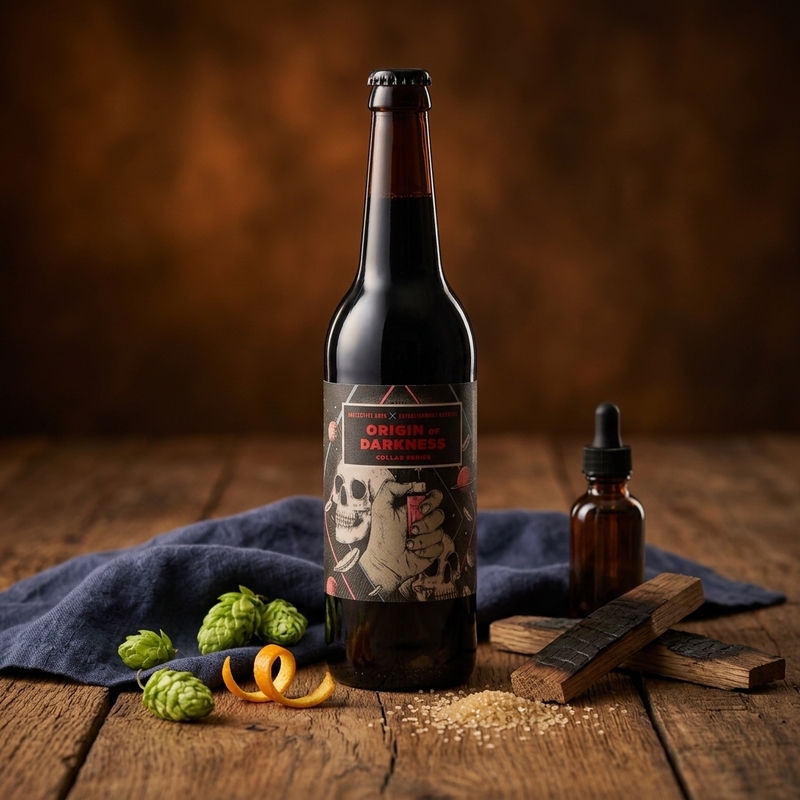 Origin of Darkness Bourbon-Barrel Aged Old Fashioned Imperial Stout / The Establishment - Collective Arts Brewing Stout - Imperial / Double nullml - 1