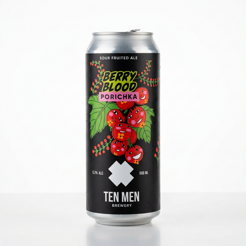 Berry Blood : Porichka - Ten Men Brewery Sour - Fruited 500ml - 1