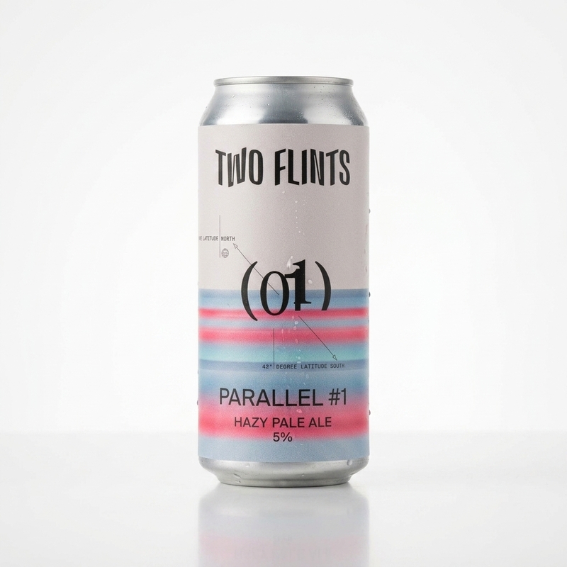 Parallel #1 - Two Flints Brewery Pale Ale - New England / Hazy 440ml - 1