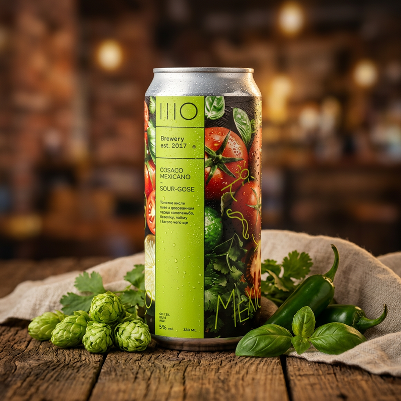 Cosaco Mexicano - SHO Brewery (IIIO) Sour - Tomato / Vegetable Gose 330ml - 2