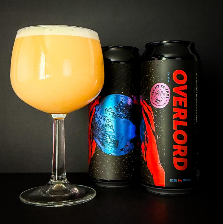 Overlord (collab with Lyric) - All My Friends Beer Co. IPA - Imperial / Double New England / Hazy 473ml - 1