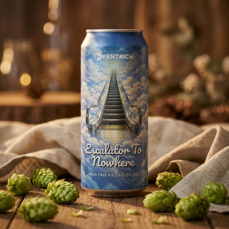 Escalator To Nowhere - Pentrich Brewing Co. IPA - New England / Hazy 440ml - 2