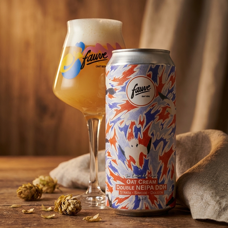 Un Écrin de Nacre - Fauve IPA - Imperial / Double New England / Hazy 440ml - 2