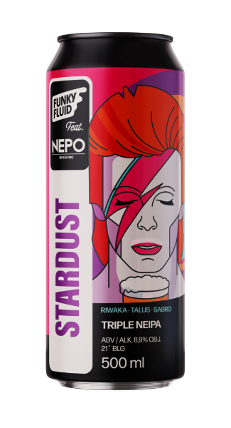 FEAT. Nepo: Stardust - Funky Fluid IPA - Triple New England / Hazy 500ml - 1