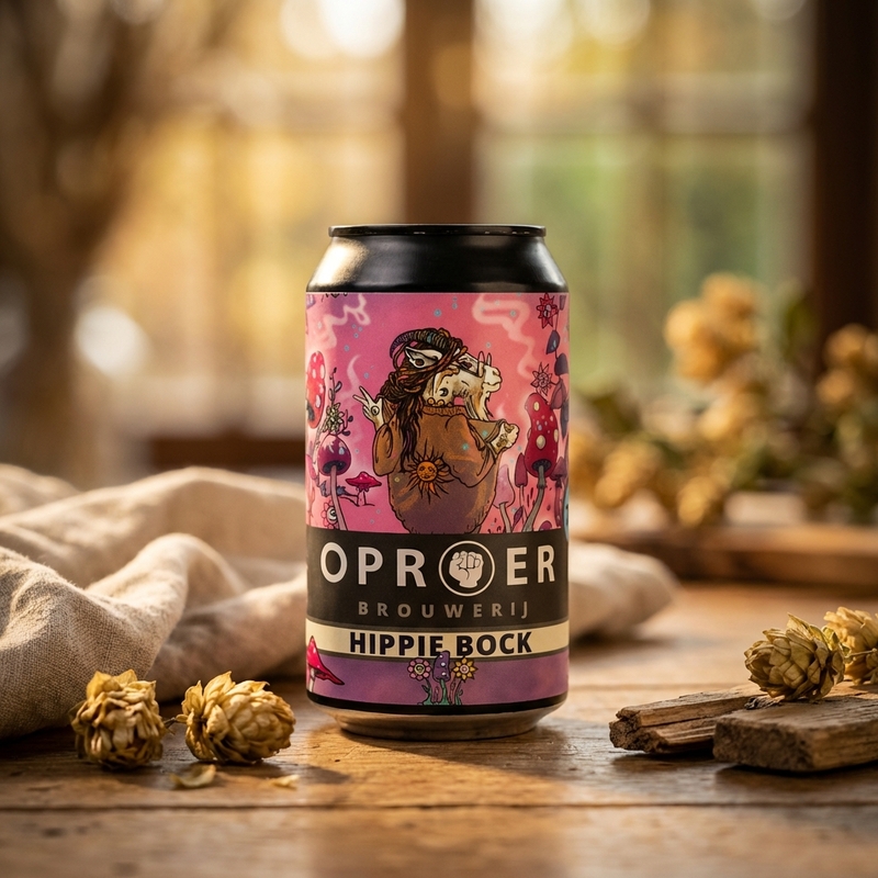 Hippie Bock - Oproer Bock - Hell / Maibock / Lentebock 330ml - 2