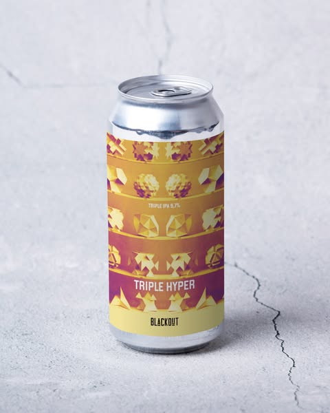 Triple Hyper - Blackout Brewing IPA - Triple New England / Hazy 440ml - 1