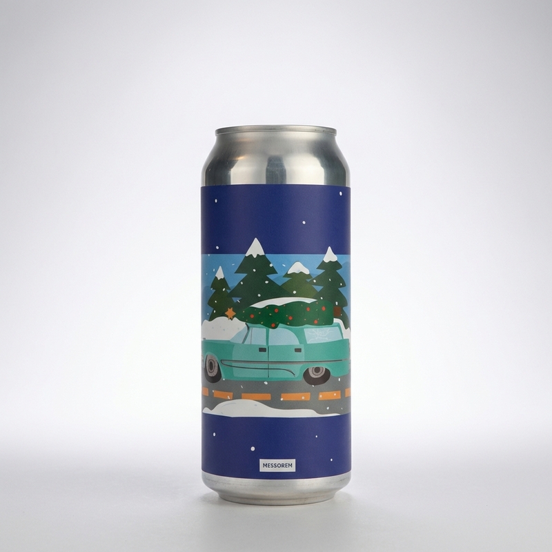 Aussi Green, Plus De Hops, Aussi Cher / Brasserie du Bas - Messorem IPA - Imperial / Double New England / Hazy 473ml - 1