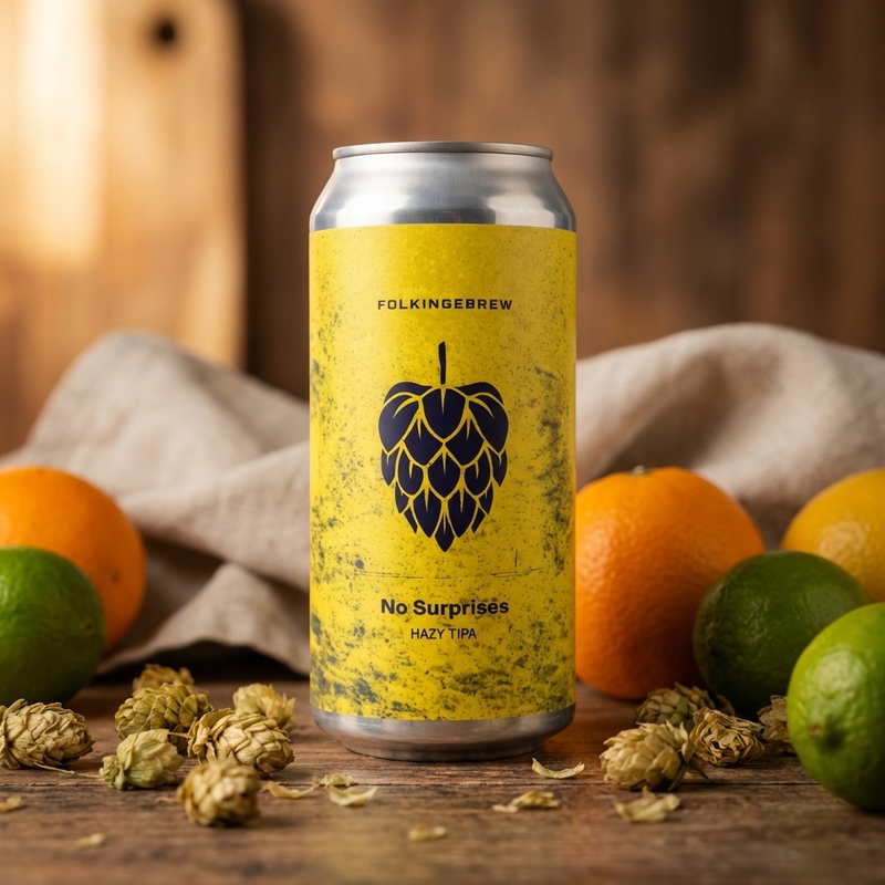 No Surprises - Folkingebrew IPA - Triple New England / Hazy 440ml - 2