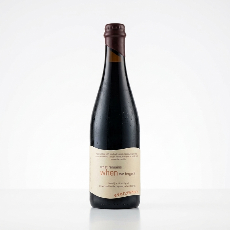 what remains WHEN WE forget? - everywhere brewing Stout - Imperial / Double Pastry 500ml - 2