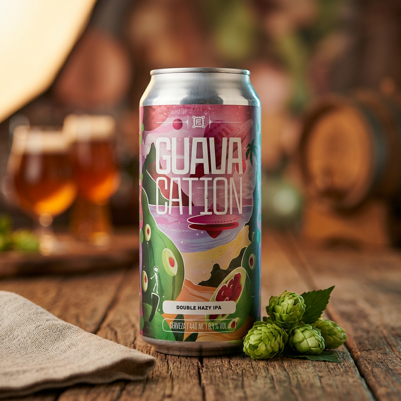 Guavacation - Cervejaria Fermi IPA - Imperial / Double New England / Hazy 440ml - 1