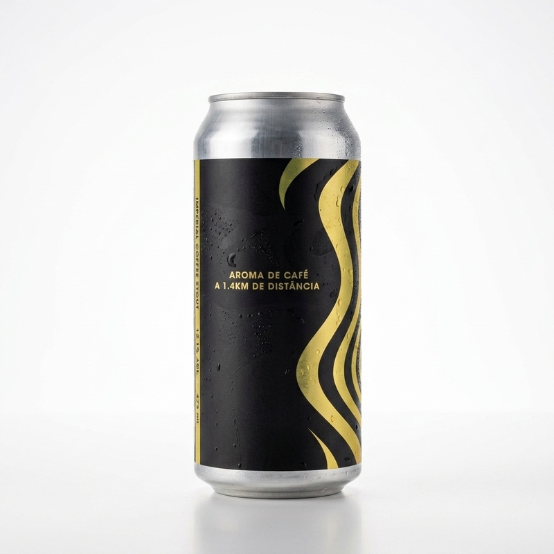 Aroma de Café a 1,4km de Distância - Captain Brew Stout - Imperial / Double Coffee 473ml - 2