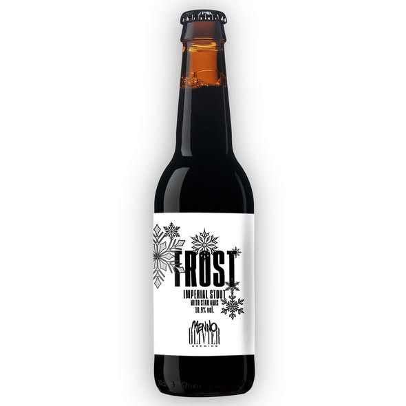 Frost - Menno Olivier Brewing Stout - Imperial / Double 330ml - 1