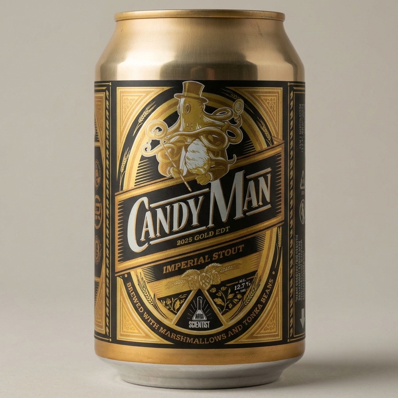 Candy Man Gold - Mad Scientist Stout - Imperial / Double 330ml - 1