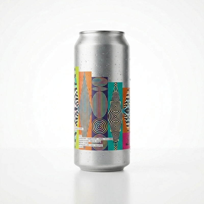 BRUS' 10th Birthday Brew - To Øl CPH IPA - New England / Hazy 440ml - 1
