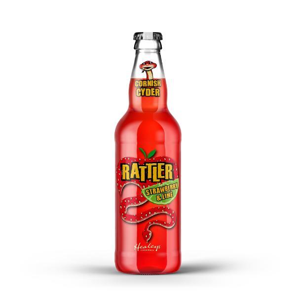 Rattler Strawberry & Lime - Healey's Cornish Cyder Farm Cider - Other Fruit 500ml - 1