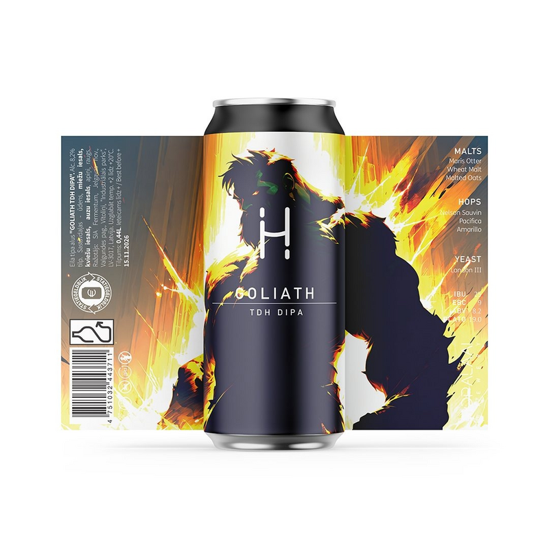 Goliath - Hopalaa IPA - Imperial / Double New England / Hazy 440ml - 1