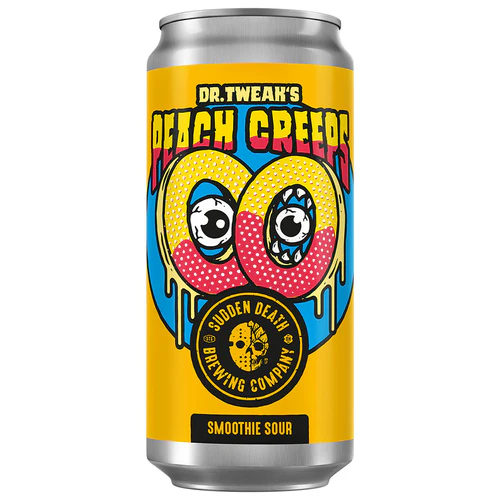Dr. Tweak's Peach Creeps - Sudden Death Brewing Co. Sour - Smoothie / Pastry 440ml - 1