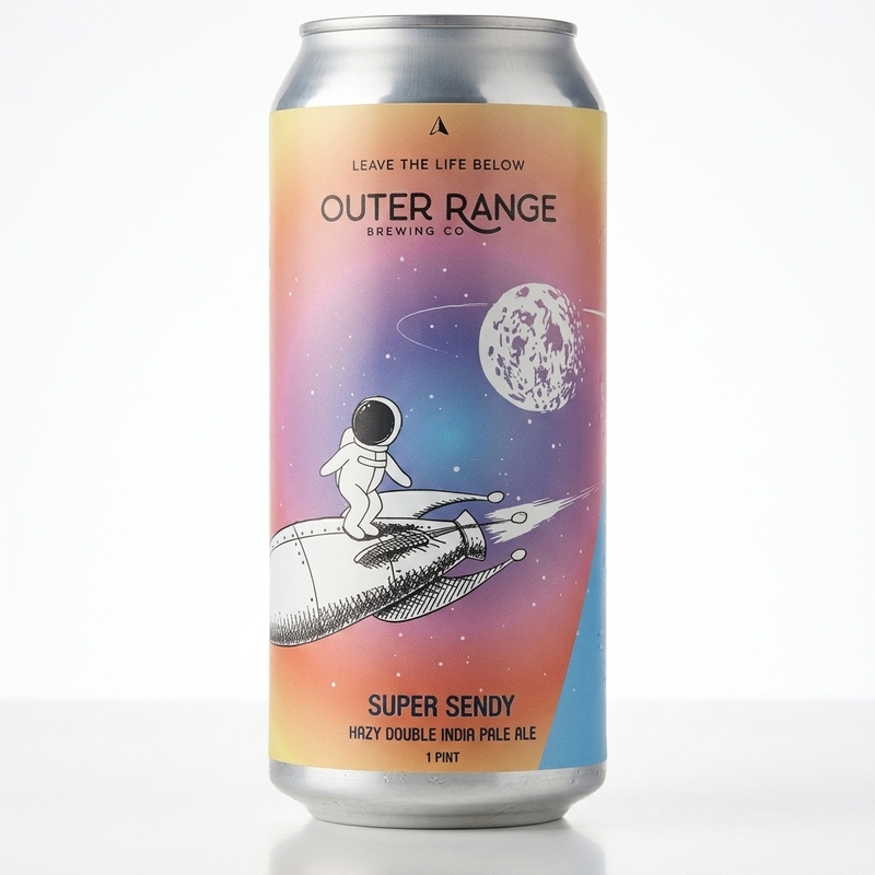 Super Sendy - Outer Range Brewing Rockies/Alps IPA - Imperial / Double New England / Hazy 440ml - 2